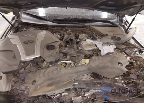 2018 Infiniti Q50 3.0T Luxe z USA, uszkodzony, nr VIN JN1EV7AP2JM352411